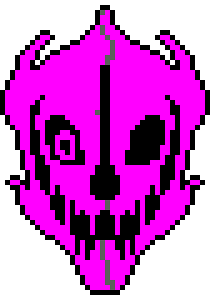 [d9e693] Gaster Blaster Orange magic (DreamSMPTale)