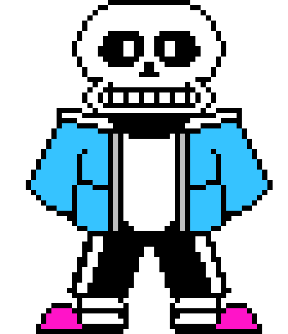 [d2b779] A sans sprite I made from scratch