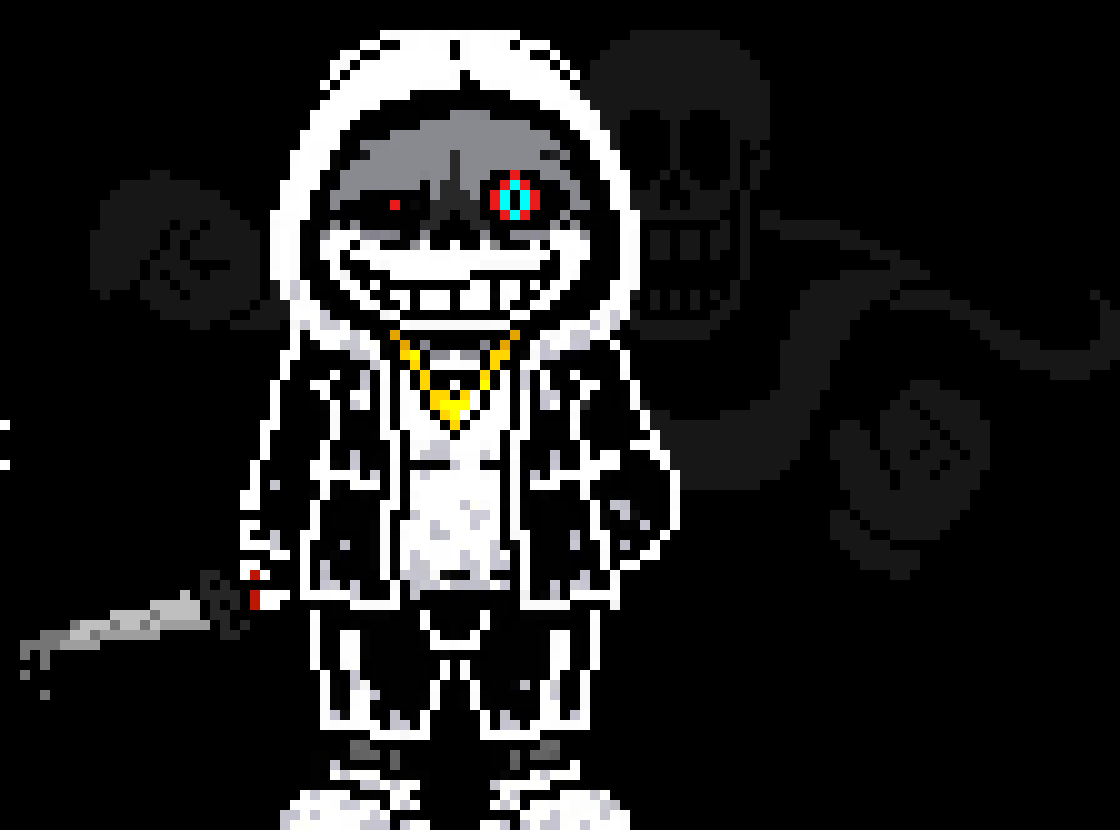 [59d515] -dust takes out his knife and slashes at the bones-