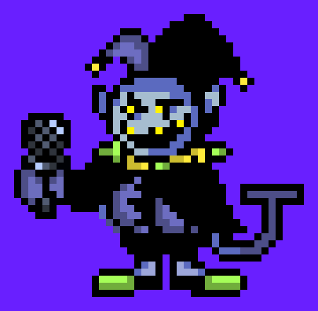 [970cdd] Jevil-*Gives Sans ketchup*THANK YOU FOR KILLING THE FANDOM,FANDOM