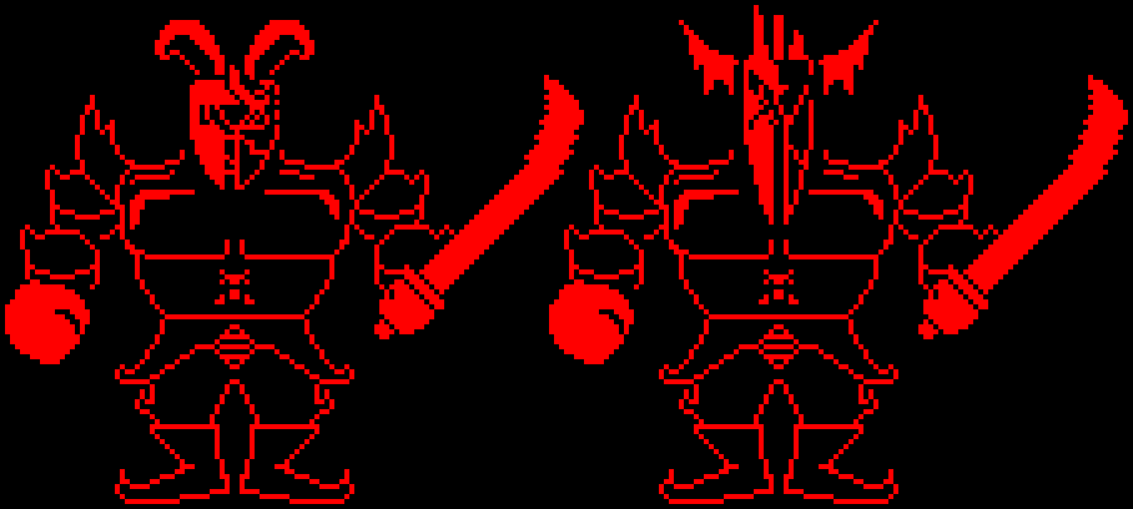 [9664c4] UnderFell Royal Guards 01 and 02 Battle Sprites