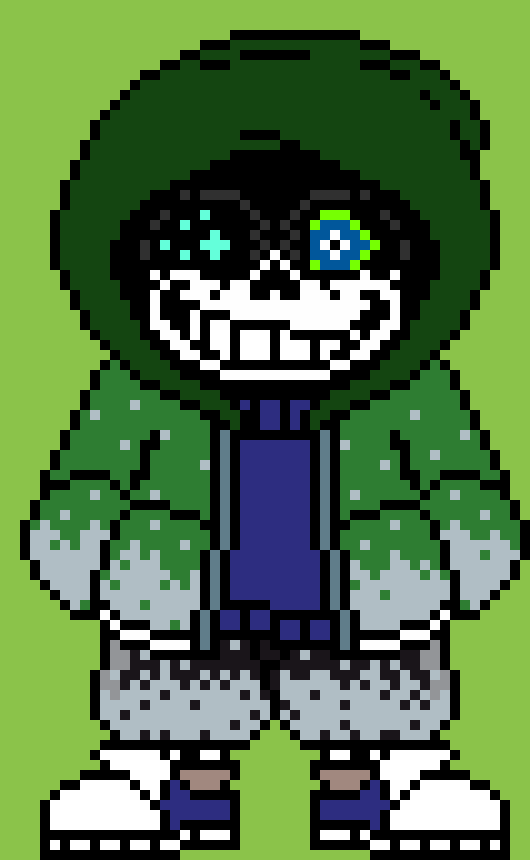 [c2fe0c] Scar Sans but dusty :p, i couldn't think of anything else to make