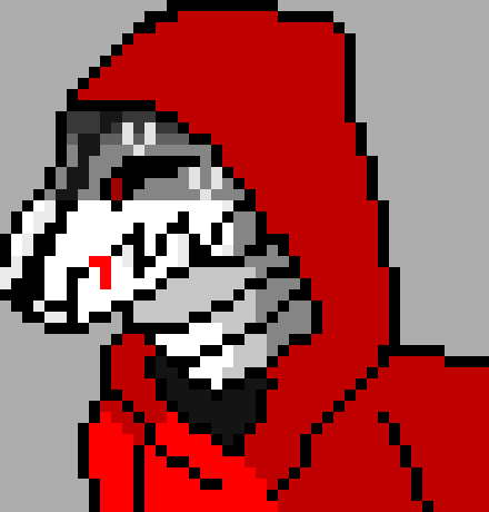 [7398c2] *Jumps into the portal and attacks chara* So we meet again... :Red