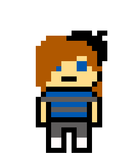 [dac259] danganronpa pixel sprite Uta