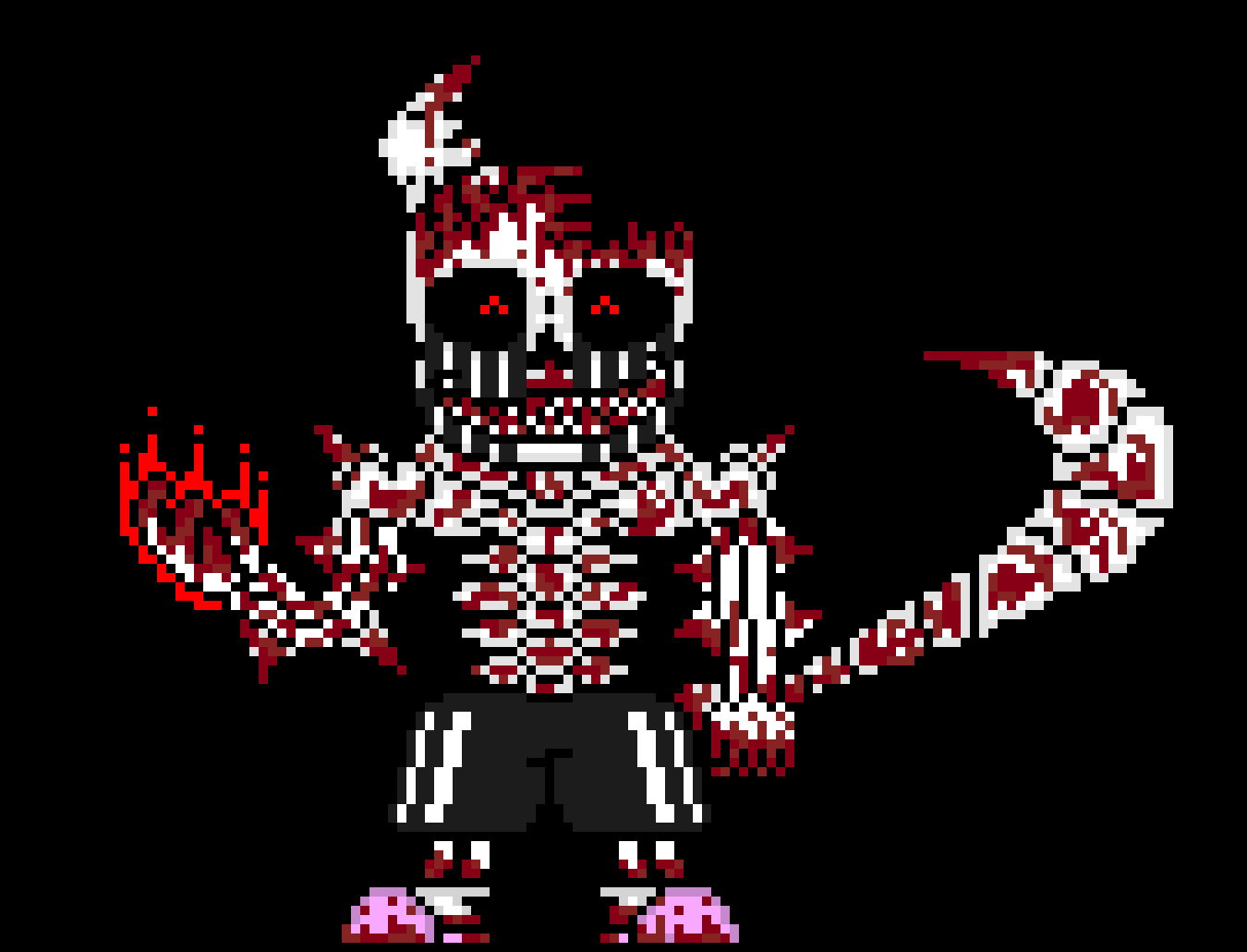 [e8cb42] oh, nothing much, J U S T Y O U R S O U L *his retracts from poppies body then stabs into his soul, it seems he is slowly consuming the soul*