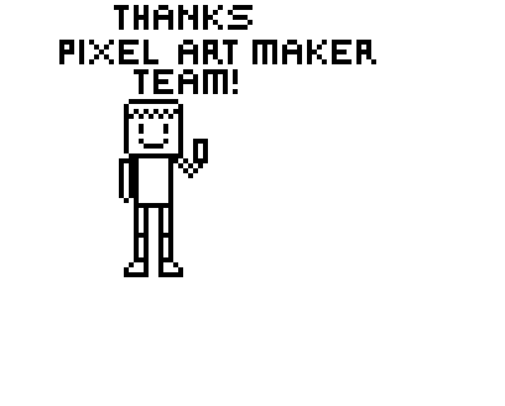[9664c4] Thanks, Pixel Art Maker Team!