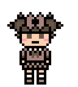 [768bfd] danganronpa pixel sprite base Cléa
