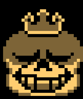 [db17e5] *walking through Snowdin* [The King]