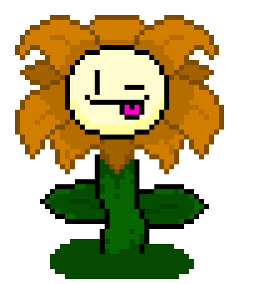 [5e7c80] -Appears next to grim- oh look its another exuse to call a flower they say -stands next to flowey- Hes psycho :/