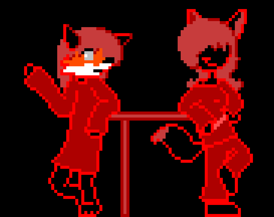 [6877d4] Oh yeah, Foxlynn. She's right next to me. She is happy she can finally see again