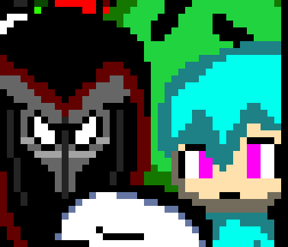 [293042] and not sure who these are the blue hair looks familiar