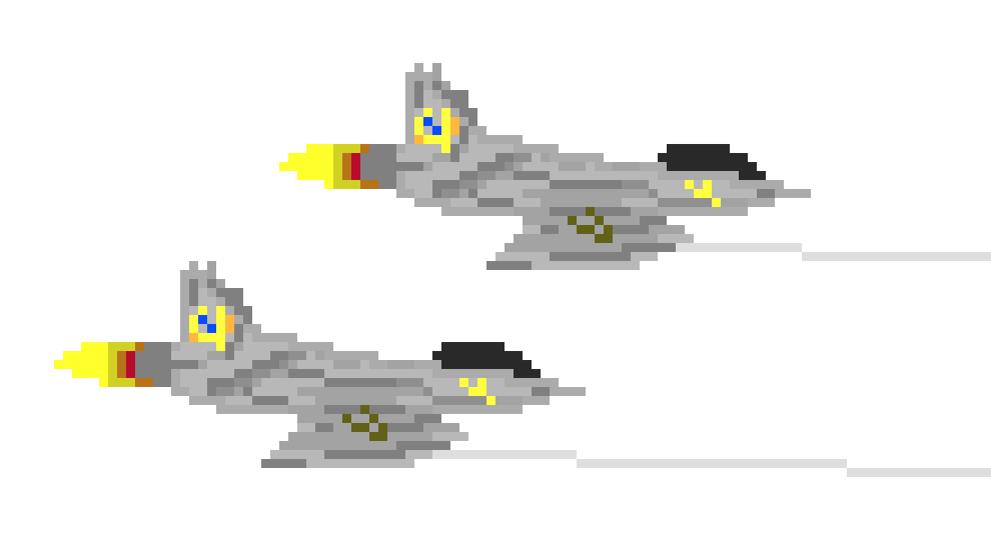 [a53442] *over radio* Jet one: missiles are go. *the missiles fly towards Red*