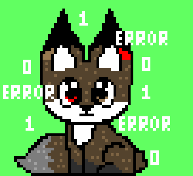 [2fe70b] *paws the top of her head*