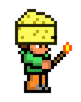 [ea1a2c] Cheese hat on character