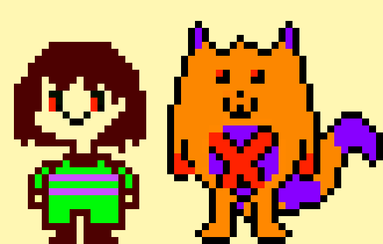[055bf5] Chara and CattyHell