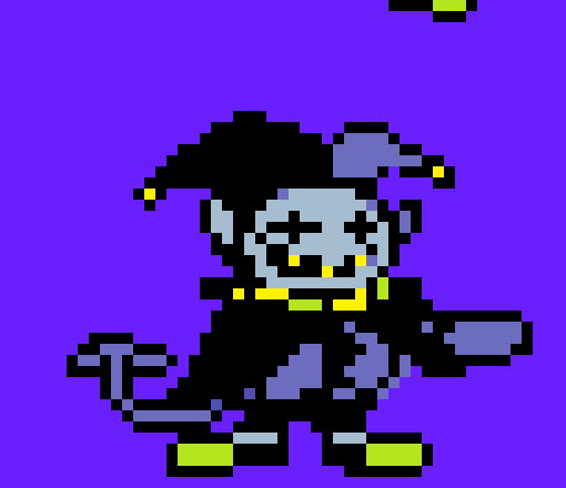 [f5ebdb] Jevil-Back FROM chaos but I gotta go at 6 to get meh cavities filled