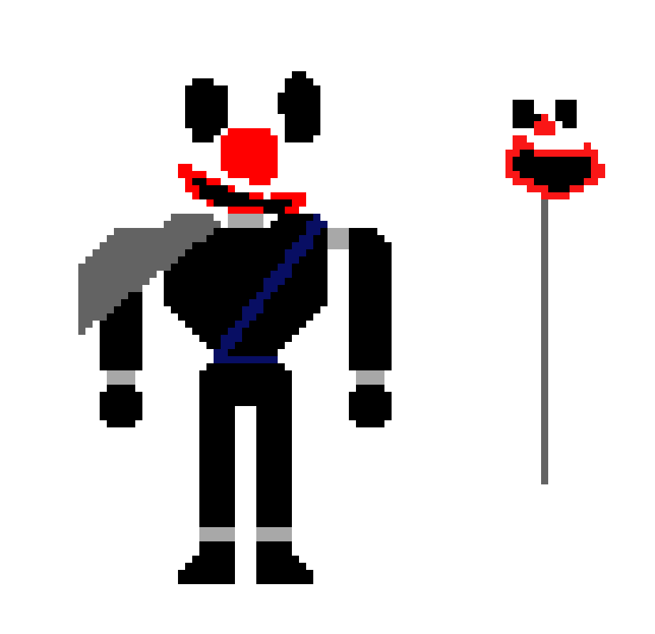 [53a360] xd your spear is now an clown