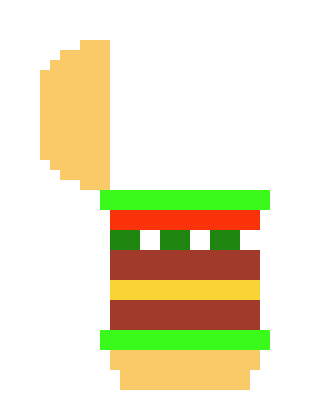 [9664c4] Single Open Burger