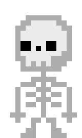 [280a04] *the small skeleton watched Heart fall. He was still holding the cookie, nudging the corpse with it.* {???}