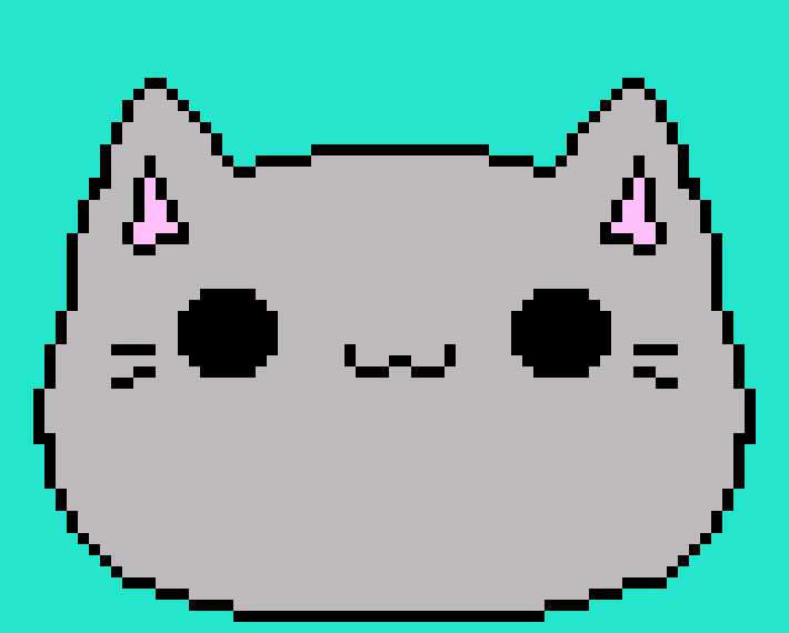 [9664c4] Gray cat