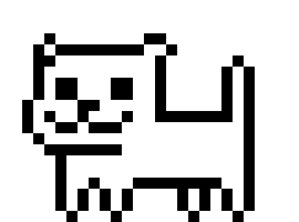 [9664c4] Fanmade Undertale Annoying Dog Battle sprite