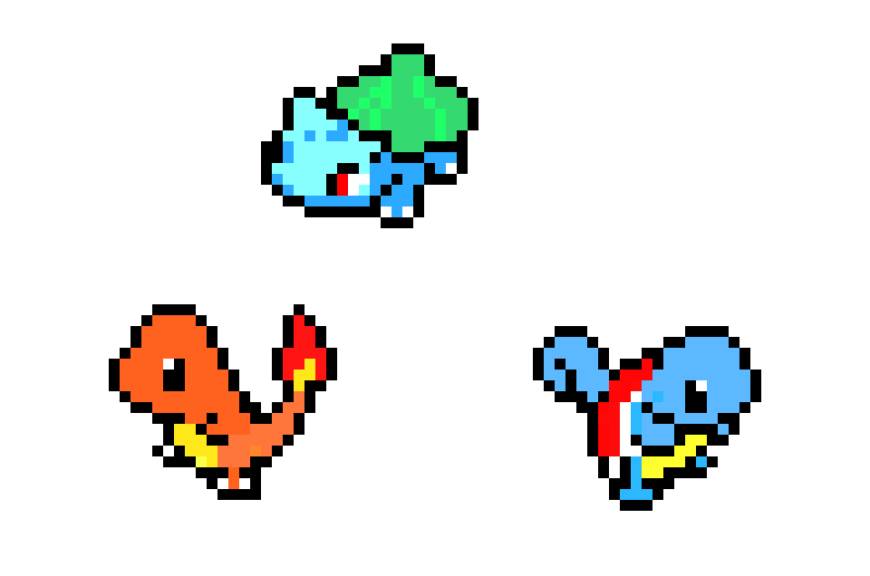 [9664c4] starters pokemon