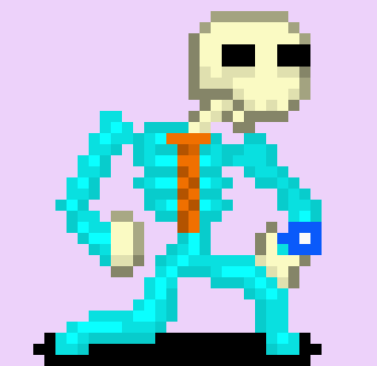 [05b0c1] Why not list all the times I screwed up, eh? I would, but dead men tell no tales. *He says this while throwing his head up in the air over and over*