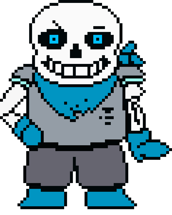 [7456f1] Blueberry Sans: WHAT!? AN AXE!? I MUST THROW THIS AWAY!