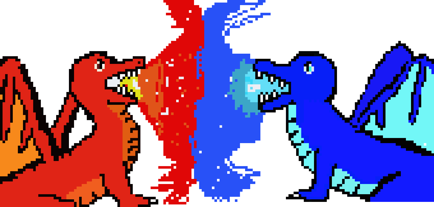 [9664c4] When dragons fight!