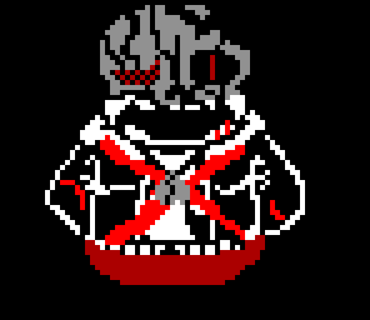 [7b43fa] Horrortale Last Starvation Sans Sprite (Phase 4)