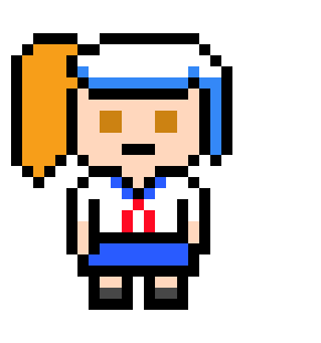 [2131c8] TidePod Chan Danganrompa pixel sprite