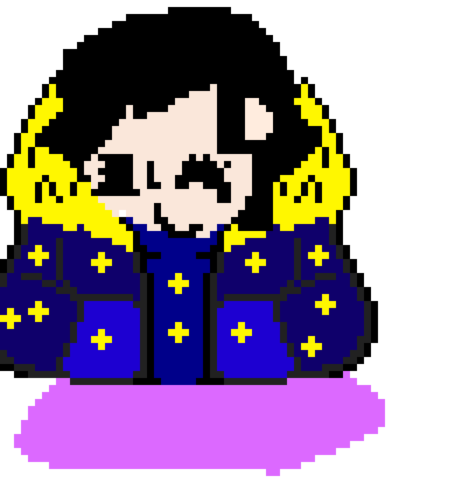 [904ba9] sits near the flowers