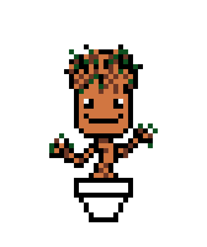 [9664c4] Baby Groot pixels