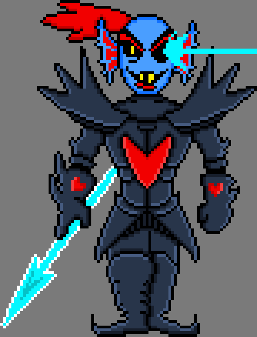 [9664c4] Undertale Undyne The Undying (colored and reedited)