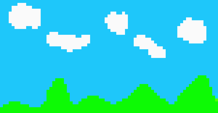 [331928] Pixel World Background