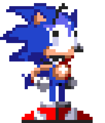 [efdf2f] S1 Sonic recolor! (S3 Sonic) Tease!