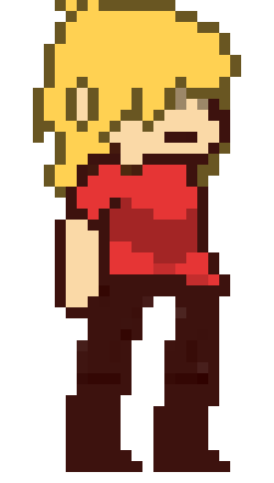 [d95e97] *He was showing a copy of a BlazBlue comic.*