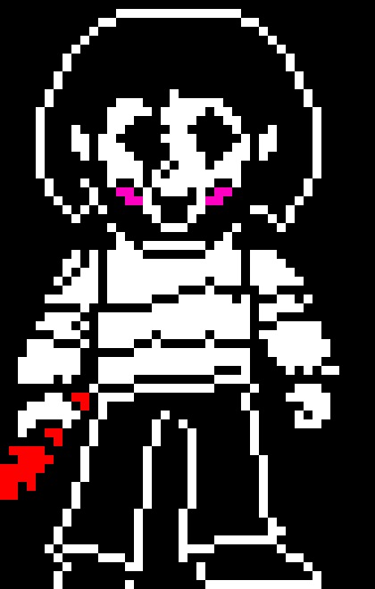 [a82578] "Nonsense Asriel watch this" *stabs rainbow then slashes him back*