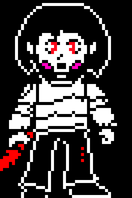 [a82578] *Flips Asriel of and le stabs doggo* "ARRGH"