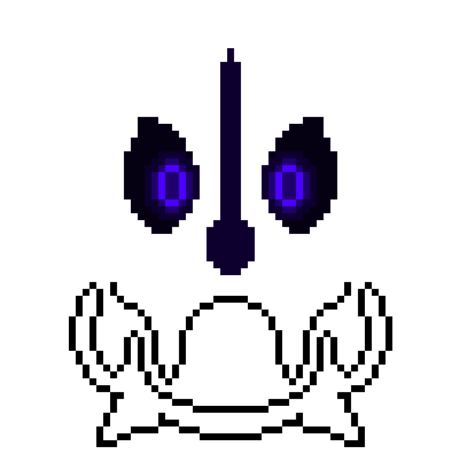 [0b51d0] S p o o k . Also, I legit had a problem with the lower jaw, that could've been solved with TWO PIXELS.