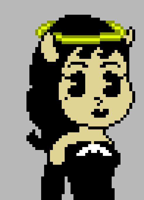 [f7c573] *walks closer to bendy slowly* bendy... p-please listen to me...