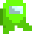 [1a18a3] Walking Lime [Among Us] (LunaSilverPelt