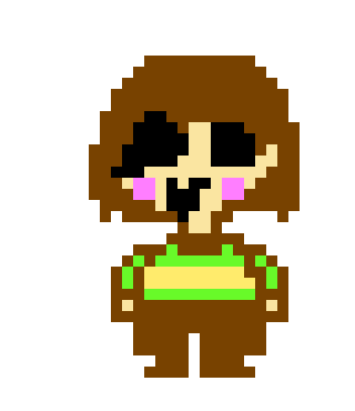 [53a360] YES * Goes to frisk and takes their determination turning there soul into a red outline *