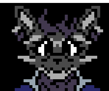 [57dac4] I personally feel as though the gradient through the middle of the skull to the outer parts is too strong but that's probably style choice, but uh new one