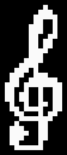 [29b2df] Treble Clef Black