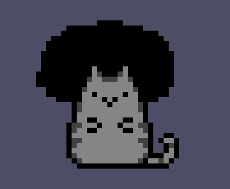 [ae61c8] I couldn't resist and I gave cookie an afro lol -pepo