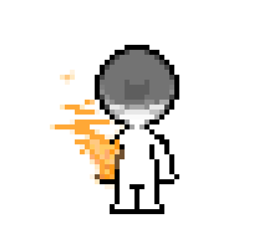 [f4bfbb] Nooby: what to name this man **SPOILER ALERT** (NO THIS IS NOT A MY HERO ACADEMIA REFRENCE, I MADE THE SPRITE WHILE I WASN'T EVEN THINKING ABOUT THE QUIRK "HALF HOT HALF COLD" OR THE ANIME ITSELF, UNTIL I NOTICED IT KINDA LOOKED LIKE IT.)