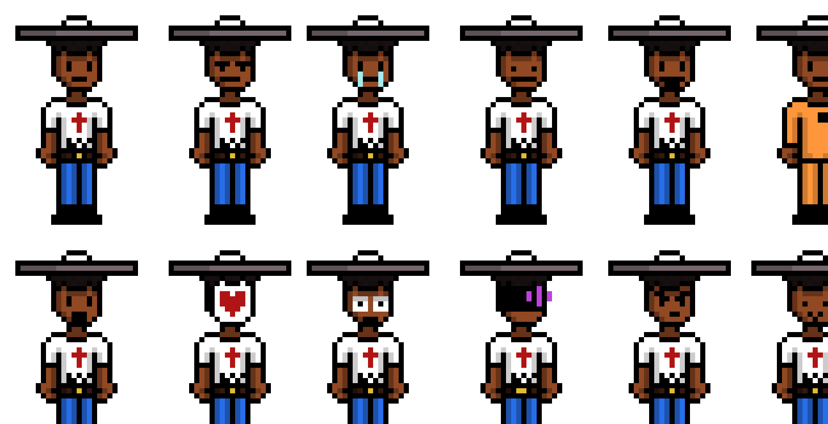 [8e9501] So what do you guys think of my new sprites?