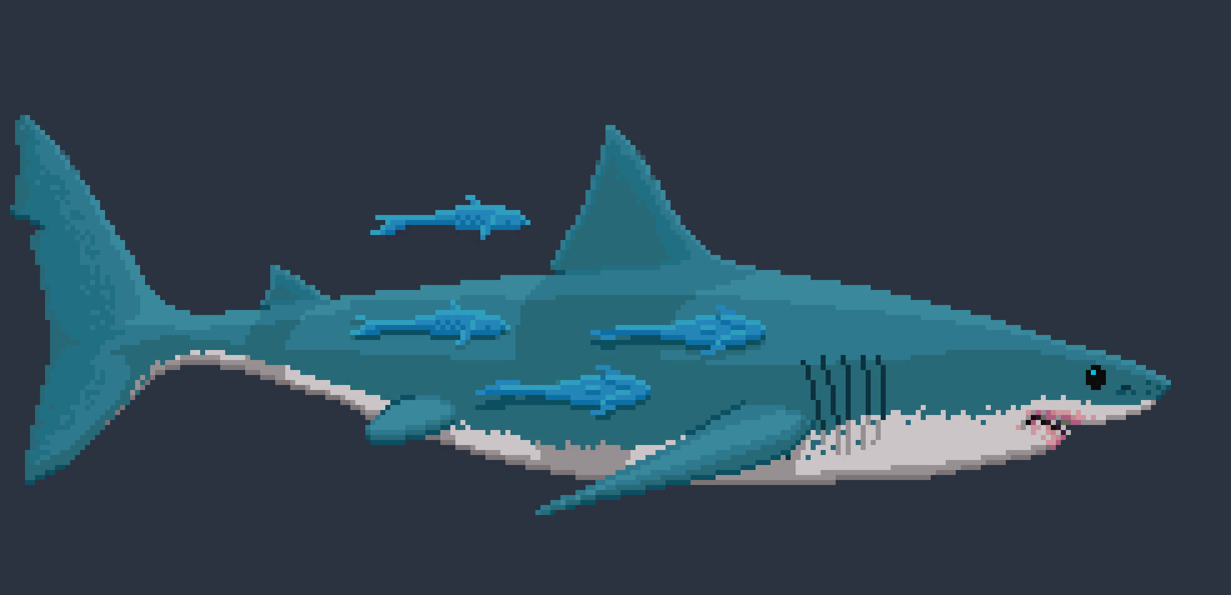 [4a2a29] -[ The shark, Knowing some human language as it has encountered lots of humans before, Knows what disgusting means, And roars [yeah sharks can do that] at Anon ]-