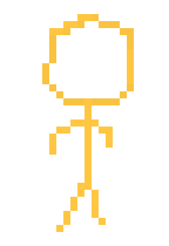 [9664c4] Orange stickman
